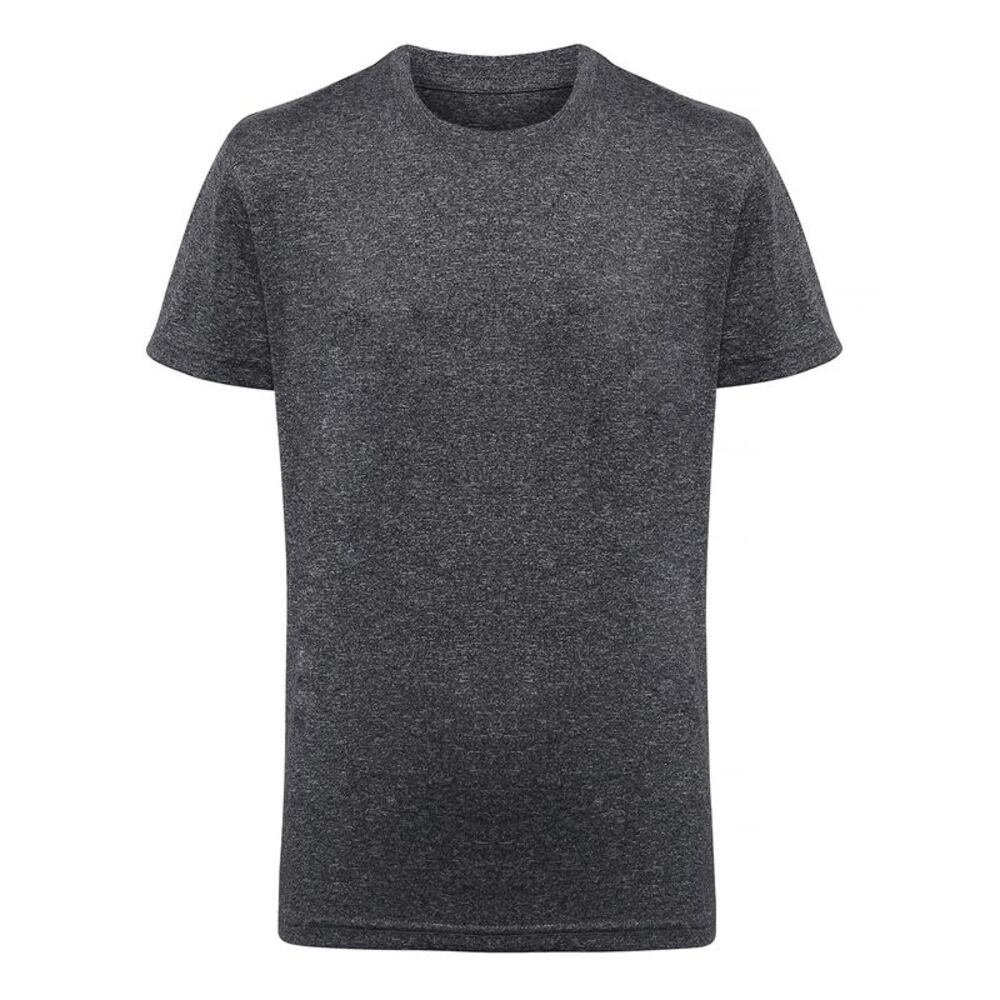 TriDri Unisex Childrens/Kids Performance T-Shirt / Black Melange